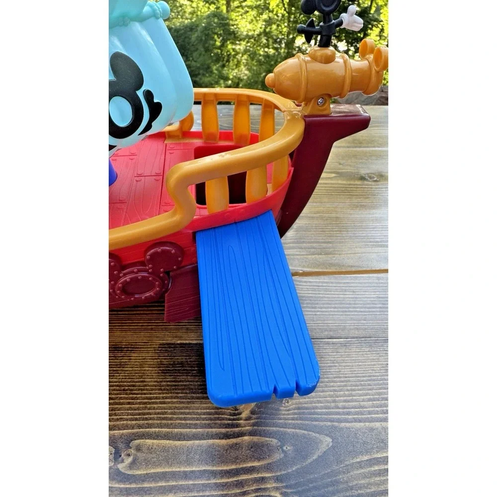 Disney Mickey Mouse Pirate Ship Playset Musical Lights Toddler Toy Boat
